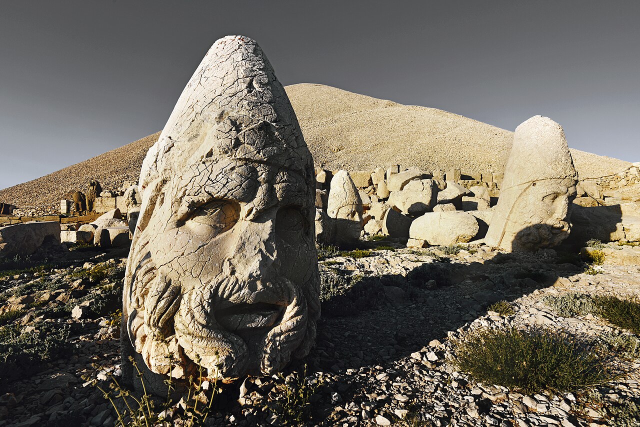 Stone heads on Mount Nemrut